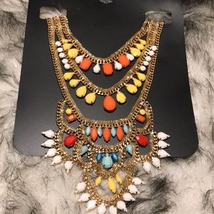 Bohemian Style Bib Necklace